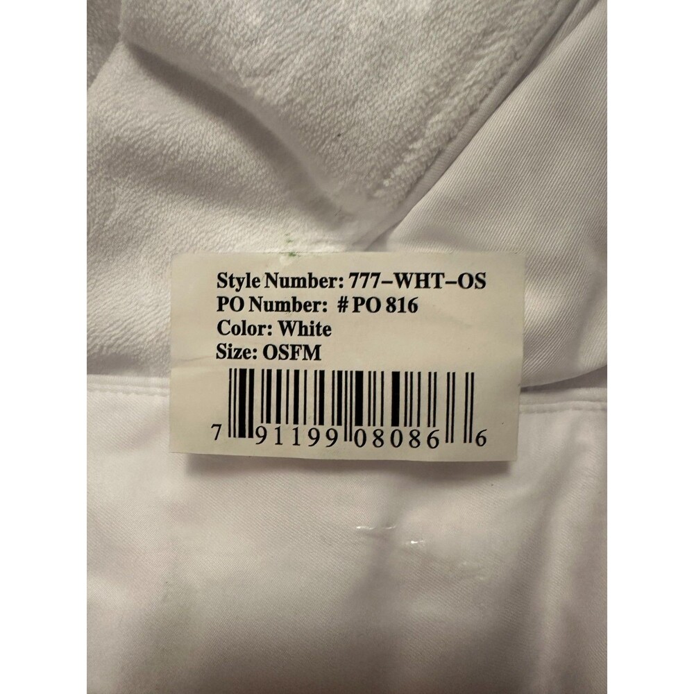 New Monarch Cypress White Terry Cloth Bathrobe Spa Hotel Robe One Size - Picture 3 of 5